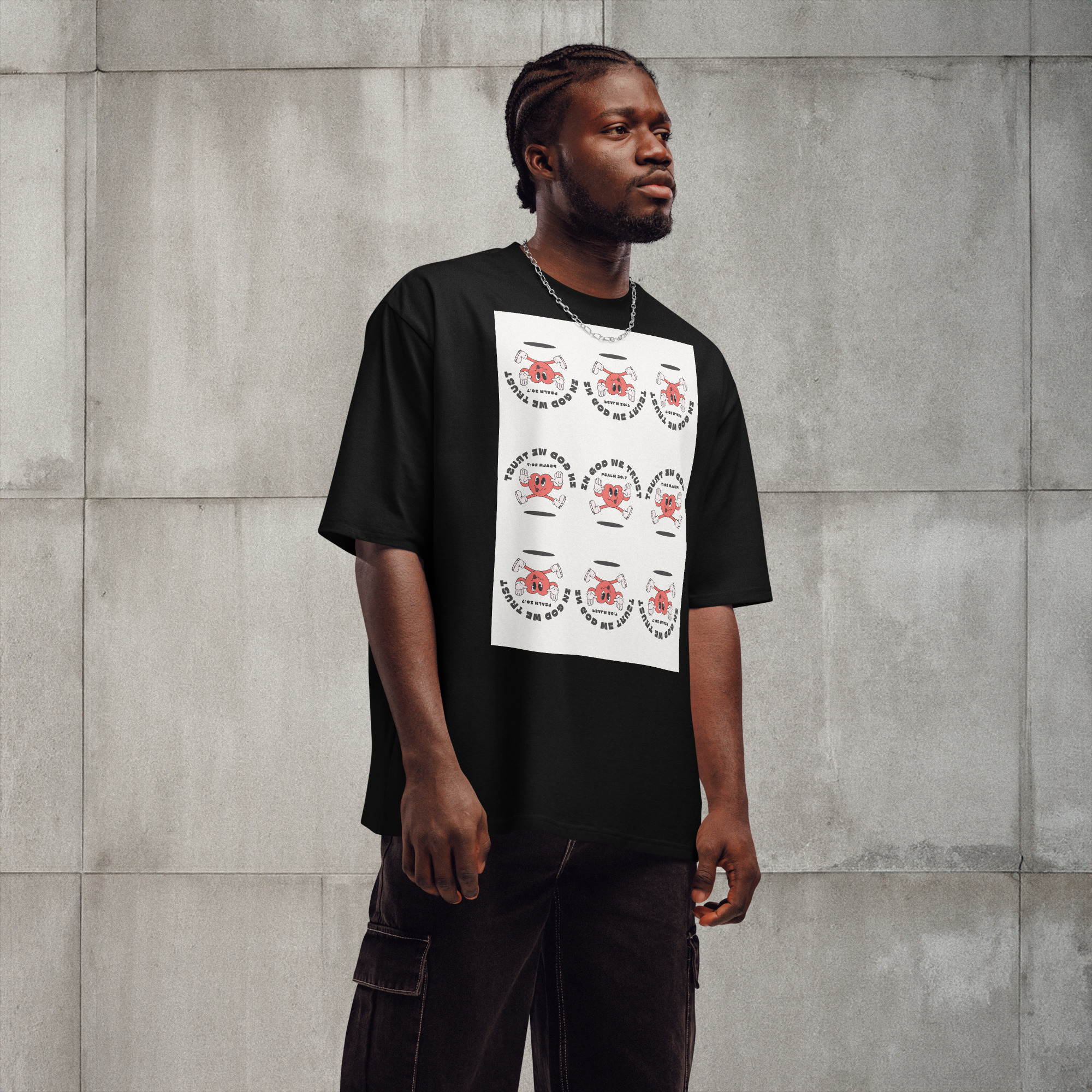 "In God We Trust" Oversized t-shirt